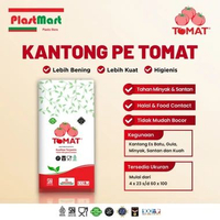 Plastik PE Tomat Ukuran Super Jumbo 30 x 45 cm