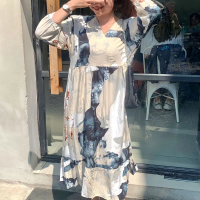 Kanaya dress motif | homewear premium | daster kekinian