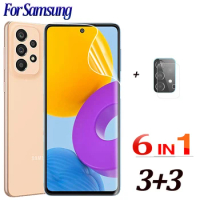 samsung a54 Hydrogel Film For Samsung Galaxy A53 Screen Protector Sansung A53 5G A52 A73 A32 Protective Film Samsung S22 Ultra S21 FE Soft Pelicula A 53 S 22 Camera Protector Samsung A 54 Front Glass