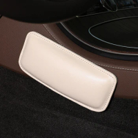 Leather Knee Pad For Car Interior Pillow Comfortable Elastic Cushion Memory Foam Universal Thigh Support Accessories