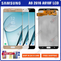 100% Tested LCD For Samsung Galaxy A9 Pro 2016 A910 LCD Display Touch Screen Digitizer Assembly For Samsung A910 A9100 A910F