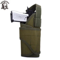 SINAIRSOFT Tactical Pistol Right handed Holster Utility Adjustable Airsoft Hunting Pouch Tornado multiple MOLLE Vertical