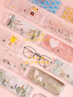 透明眼鏡盒可愛日系女卡通便攜防壓簡約創意個性收納【繁星小鎮】