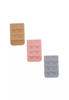 Kiss & Tell 3 Pack Bra Extender 2 Hooks
