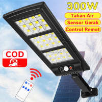 Pengiriman 24 Jam 300W Lampu Solar Cell Lampu OutdoorPintar Sensor Lampu Solar Light 300watt Perlind