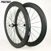 Famous Brands Technologies&amp;OEM/ODM Factory Offering 700C 60mm Clincher Rodas Carbono Wheels&amp;Rims With Powerway R39 Or Chosen Hub