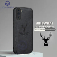 Slim Cloth Deer Head Case For Huawei Nova 2s 2 Plus 3 3i 4 5 6 7 8 SE 9 10 11 12 Pro Luxury Shockproof Soft Silicone Back Cover