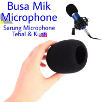 Busa Mic Besar Cover Shield 6cm Microphone Sarung Pelindung Penutup Mic Sponge Foam