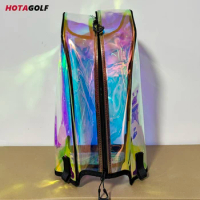 Transparent PVC Colorful Multi Style Golf Bag Rain Cover Top Cover suit 9 inch Golf Bag Cover
