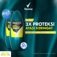 Rexona Men Deodorant Anti-Perspirant Recharge Roll On 45Ml Twinpack