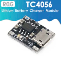 10 Buah Sel Tunggal Pengisian Charger Modul 1A 5V-6V 4.2V TC4056 TC4056A Mikro USB Power Supply Papan TP4056