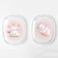 Cute Pink Star Protective Cover For Airpods Max Earphone Case Transparent Soft Silicon For Airpods Max Headphone