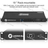 8 in 1 Out HD 4K 8X1 HDMI Switch with Audio Output HDMI Switch for Video Switching