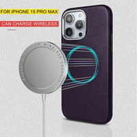 Magsafe Leather Shockproof Case for iphone 15 Pro Max 15 Pro Magnetic Wireless Charging Cover For iphone 14 13 12 Pro Max Fundas