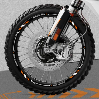 For KTM 1290 Super ADVENTURE 390 690 790 890 1190 2023 Reflective Motorcycle Wheel Rim Stripe Sticker Decal Waterproof Accessori