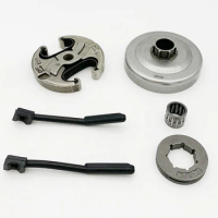 HUNDURE 3/8" Clutch Drum Sprocket Rim Bearing Kit For HUSQVARNA 450 445 353 350 346 345 340 Gas Chainsaw Replace Parts