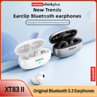 Lenovo XT83 II TWS Wireless Headphones Bluetooth 5.3 Earphones Earclip Design Touch Control HD Voice Earbuds Sports Headset 2023