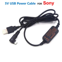 DSLR Power Bank Charger AC-PW10AM USB Cable 8V For Sony A77 A99 A100 A200 A290 A350 A380 A390 A450 A550 A700 A850 A900 Nex-VG10
