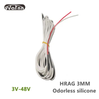 12v hydrogen silicone 3mm spiral heating wire odorless silicone low pressure finish product