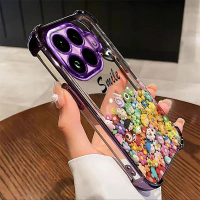 Ốp Cho Xiaomi 15T PRO, Thiết Kế Hoạt Hình Dễ Thương, Che Phủ Toàn Bộ, Chống Rơi, Ốp Chuông Póm Động 