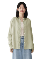 เสื้อเชิ้ตผู้หญิง คอปก แขนยาว ผ้าลินิน รุ่น BC2PVA6S