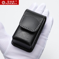 折疊老花眼鏡盒可掛皮帶腰包男士眼鏡包防壓便攜眼睛盒收納盒抗壓
