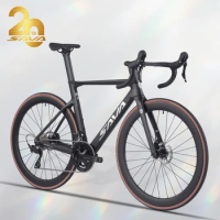 SAVA R08-7120 Full Carbon Fiber Road Bike 700c Adult Road Bike with SHIMAN0 105 7120 24 Speed with CE+UCI Certification