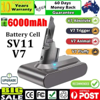 21.6V 6000mAh For Dyson V7 Battery SV11 V7 Absolute Battery for vacuum cleaner