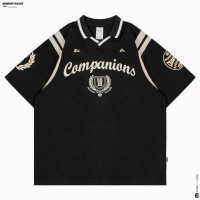 Easternwood Rugby Shirt Polo Shirt Oversize Unisex Black