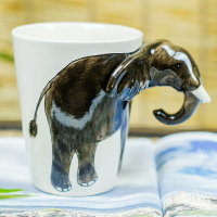 進口馬克杯創意水杯咖啡杯個性禮品學生陶瓷喝水杯子可愛隨手茶杯