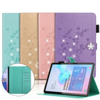 Shiny Diamond Case Funda Tablet For Samsung Galaxy Tab S5e 2019 Stand Cover for Samsung Galaxy Tab S5E tablet SM-T720 T725 Girls