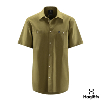 【Haglofs】男 Curious Hemp 短袖襯衫(橄欖綠)