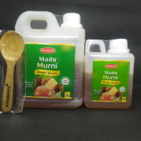 Annabawy Madu Murni Bunga Randu 1Kg & 500 Gram + Gratis Sendok Kayu Best Quality Premium 100% Asli B