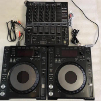 Stage audio equipment ktv box dj disc player djm600 mixer bar dj