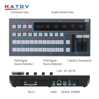 KATO VISION tv studio equipment atem mini pro blackmagic broadcasting equipment vmix ATEM switcher switchboard control panel