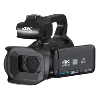 Full 4k Camcorder 64MP Youtuber Professional Digital Video Camera Streaming Auto Focus Photography Vlog Recorder 4" Touch Screen