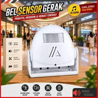 Bel Pintu Sensor Gerak Dengan 38 Nada Alarm Sensor Gerak Rumah Anti Maling Tanpa Baterai