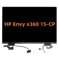 15.6 Inch Touch Screen For HP Envy x360 15-CP 15-CP0704nz 15-CO0599na Digitizer Full Assembly With Hings L25821-001 L23792-001
