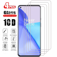 4Pcs For OnePlus 9 9R 8T Nord N10 N100 7 7T 6T 6 5T 5 3T 3 1+ OnePlus 3 5 9 Tempered Glass Protective Screen Film