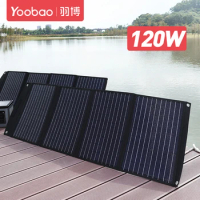 Yoobao 120W ETFE Flexible Foldable Solar Panel 5V 18V High Efficience Solar Battery Charger 120W Solar Phone Charger