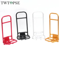 TWTOPSE Bike Bicycle Bag Rack Holder For Brompton Folding Bike Bicycle 3SIXTY PIKES Aluminum Alloy Bag Frame Parts Accessory