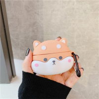 Cute Cartoon 3D Corgi Puppy Case For Airpods Pro 2 Soft Silicone Protective Shell Soft With Keychain Cover For Airpods 1 2 3