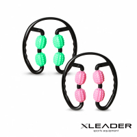 【Leader X】多功能環狀夾壓包覆 按摩紓壓瘦腿神器(2色任選)