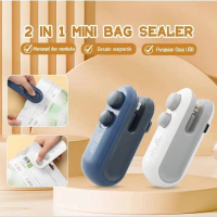 Portable Sealing Maching Mini Charging Sealer Plastik Sealer Alat Press Plastik Mini
