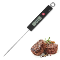 《Pulsiva》電子探針溫度計(黑) | 食物測溫 烹飪料理 電子測溫溫度計