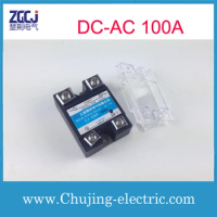 Single phase 100A SSR DC-AC solid state relay 100A solid state relay Input DC voltage output AC voltage 100A voltage regulator