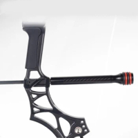 Hunting Shock Absorber Bow Shock Absorber Archery Stabilizer Bar 21*2.5cm 8\\\'\\\' Shock Absorber Archery Carbon 132.7g Black