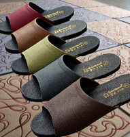 (e鞋院)台灣製馬卡龍居家室內皮拖鞋