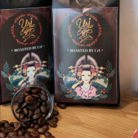 Uri Coffee (Robusta) ใช้เป็นถุงสีขาว (500 กรัม)