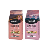 【Ownat 歐娜特】無穀天然鮮肉糧-小顆粒300g*3包組(全齡犬、狗飼料)